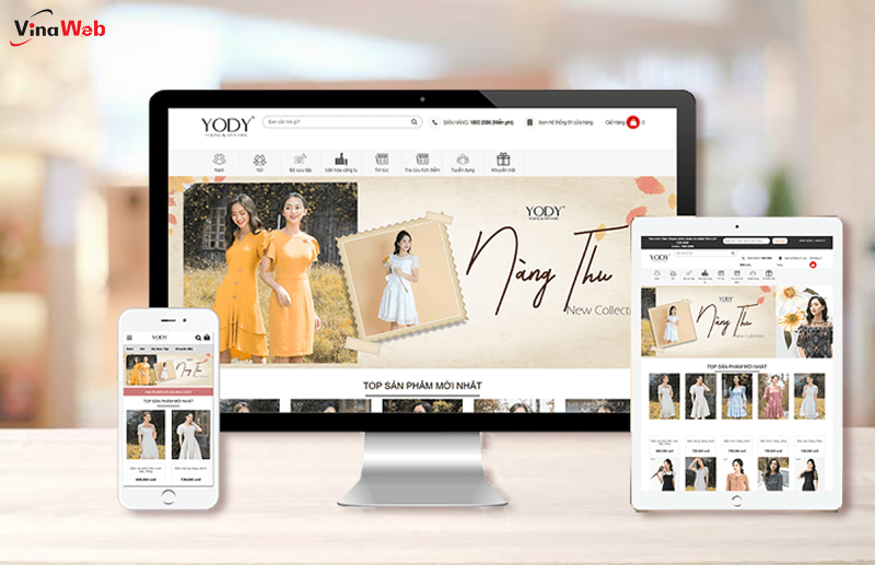 Đơn vị thiết kế website bán hàng online tại Hà Nội uy tín, hiện đại, giá tốt nhất