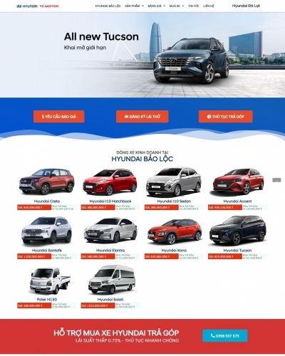 Website Hyundai Bảo Lộc